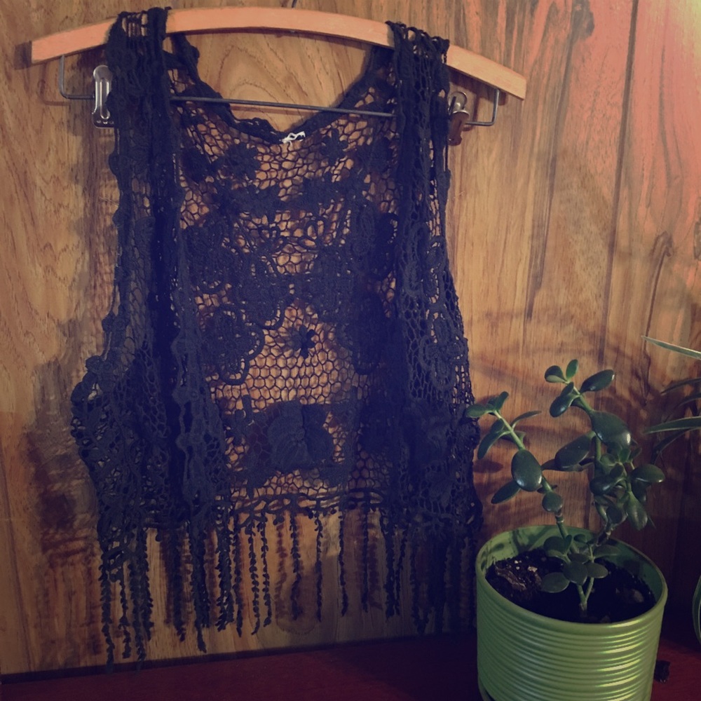 Lace vest